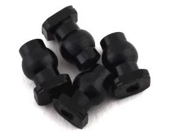 JQRacing 7mm Aluminum Lightweight Threaded Ball w/Nut (4)