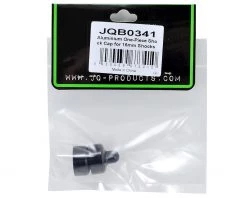 JQRacing White Edition 16mm Aluminum One-Piece Shock Cap (2) -PSM Official Shop jqp jqb0341 1