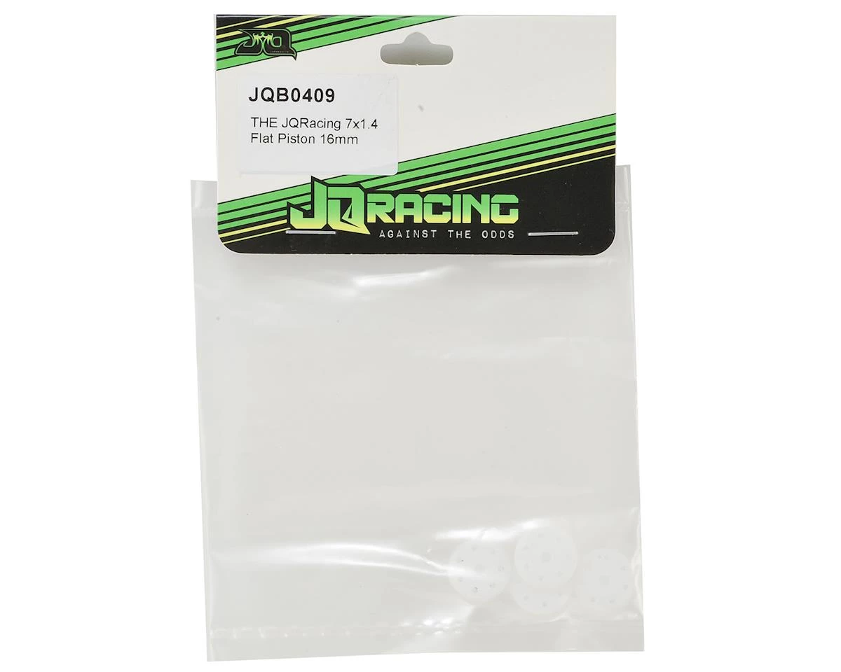 JQRacing Black Edition 7x1.4 Flat 16mm Shock Piston (4) 4 JQRacing Black Edition 7x1.4 Flat 16mm Shock Piston (4) - Image 2