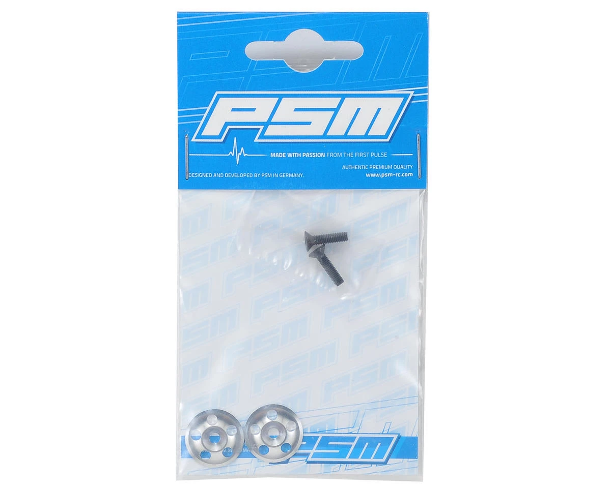 PSM UFO Aluminum 1/8 Scale Wing Mount Buttons (Silver) (2) 4 PSM UFO Aluminum 1/8 Scale Wing Mount Buttons (Silver) (2) - Image 2