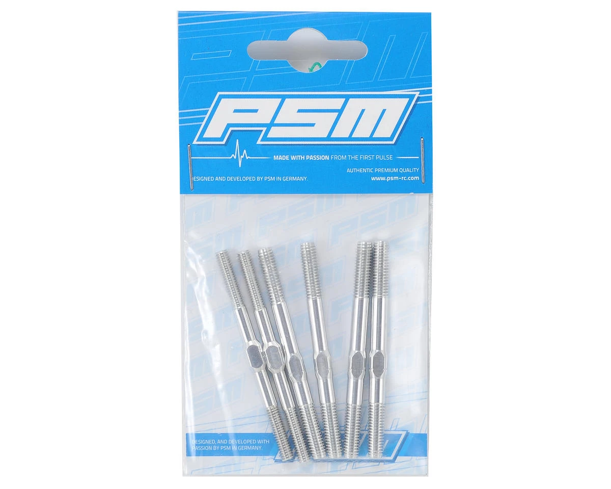 PSM Aluminum 8IGHT 3.0 Turnbuckle Set (Silver) (6) 4 PSM Aluminum 8IGHT 3.0 Turnbuckle Set (Silver) (6) - Image 2