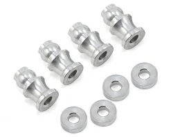 PSM Aluminum B6/B5 Shock Standoff Set (Silver) (4)