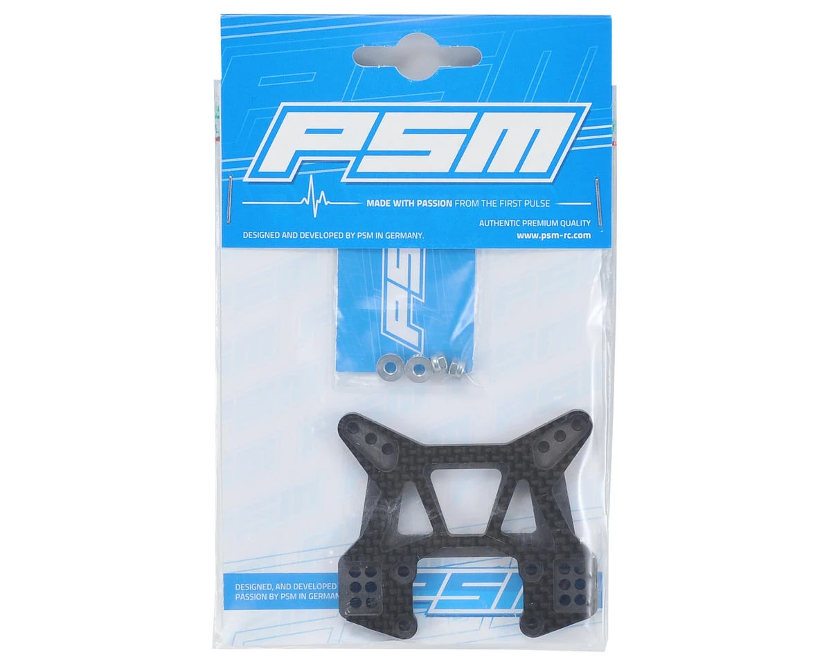 PSM 5mm B5M Carbon V2 Front Shock Tower 4 PSM 5mm B5M Carbon V2 Front Shock Tower - Image 2