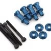 PSM Associated RC8B3 Aluminum Shock Standoff Set (Blue) (4) (+1/+4)