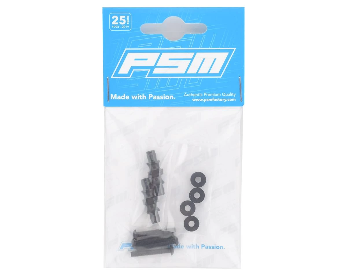 PSM Yokomo YZ2 & YZ4 Aluminum Shock Standoff Set (Grey) 4 PSM Yokomo YZ2 & YZ4 Aluminum Shock Standoff Set (Grey) - Image 2