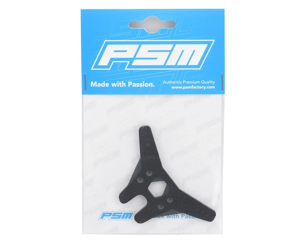 PSM Associated B6.1 4.0mm Carbon Fiber Rear Shock Tower (Long) 4 PSM Associated B6.1 4.0mm Carbon Fiber Rear Shock Tower (Long) - Image 2