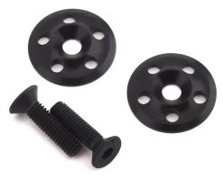 PSM 1/10 UFO V2 Aluminum Wing Buttons (Black) (2)