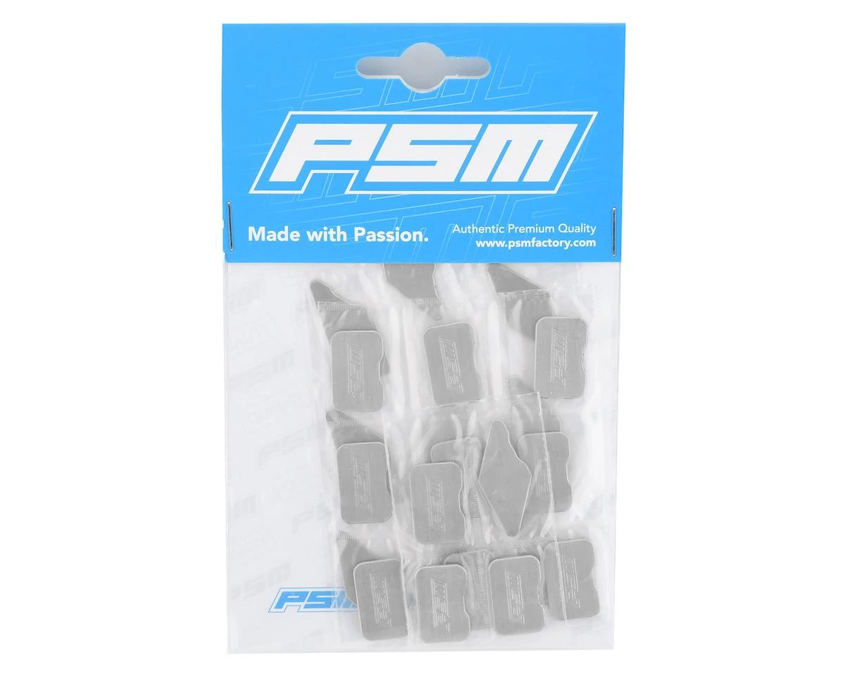 PSM Aluminum HTC Chassis Balance Weight Set (Silver) (22) 4 PSM Aluminum HTC Chassis Balance Weight Set (Silver) (22) - Image 2