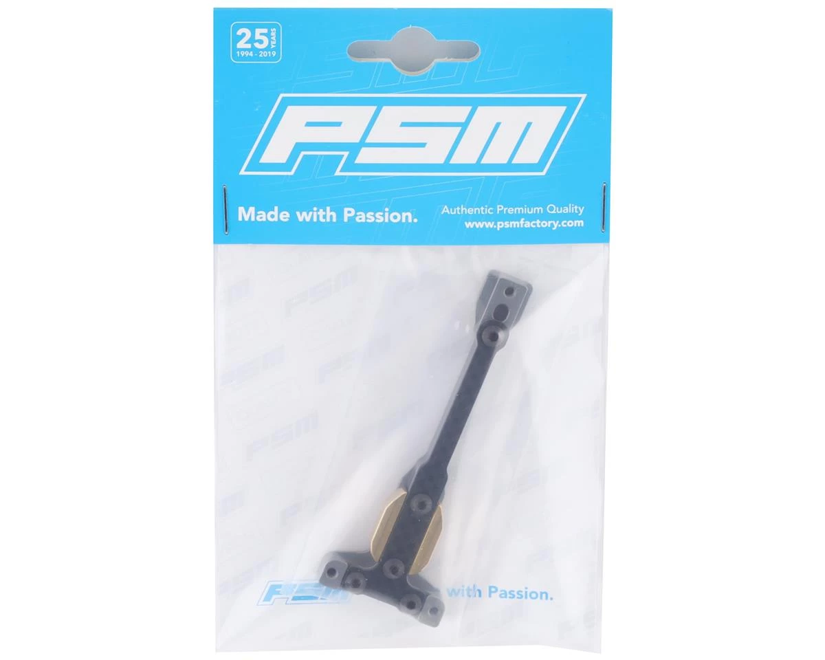 PSM RC10B74/B74.1 Aluminum Front Chassis Brace Set (Grey) 4 PSM RC10B74/B74.1 Aluminum Front Chassis Brace Set (Grey) - Image 2