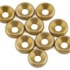 PSM 3mm Aluminum Countersunk Washers (Gold) (10) -PSM Official Shop psm02322